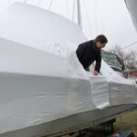 Shrink Wrap Bootsschutz in Kroatien – professionelles Abdecken von Yachten in Biograd na Moru