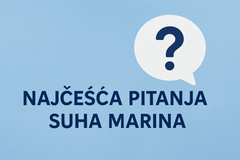 Najčešća pitanja o suhoj marini Dry Dock by Trim Nautica