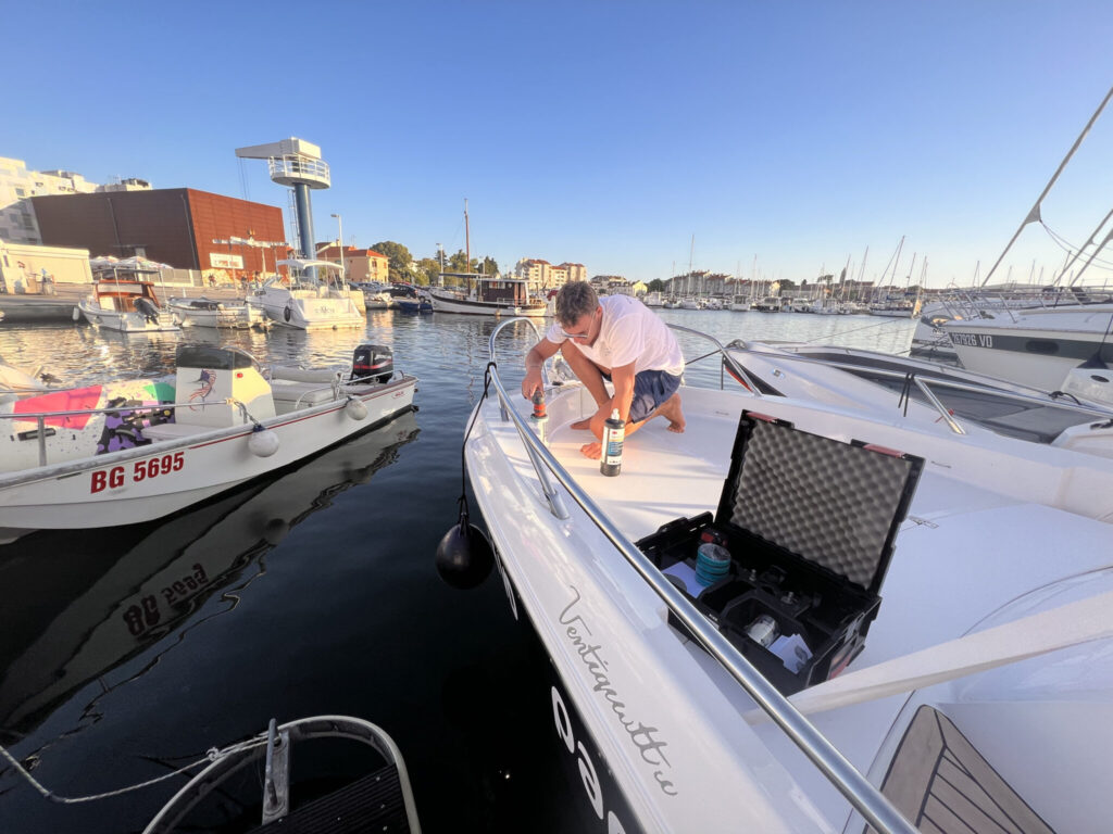 poliranje brodova Biograd suha marina